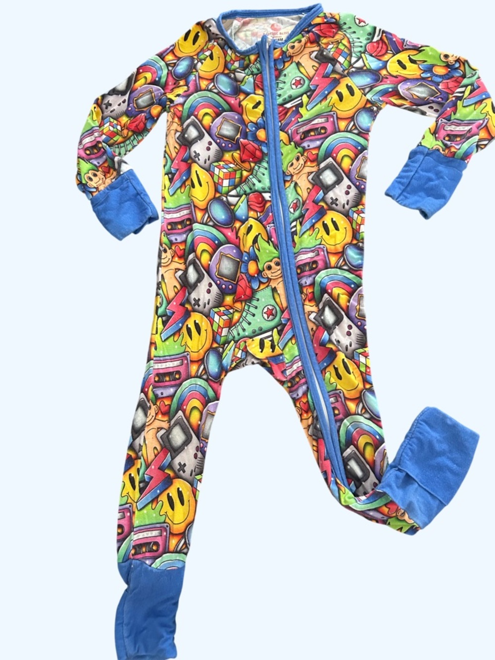 Bamboo bliss zippie retro print